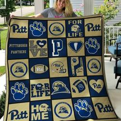 Pittsburgh Panthers Quilt Blanket B080617  Quilt and Home Decor