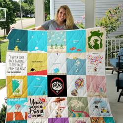 Pixar Quilt Blanket For Fans and Home Decor