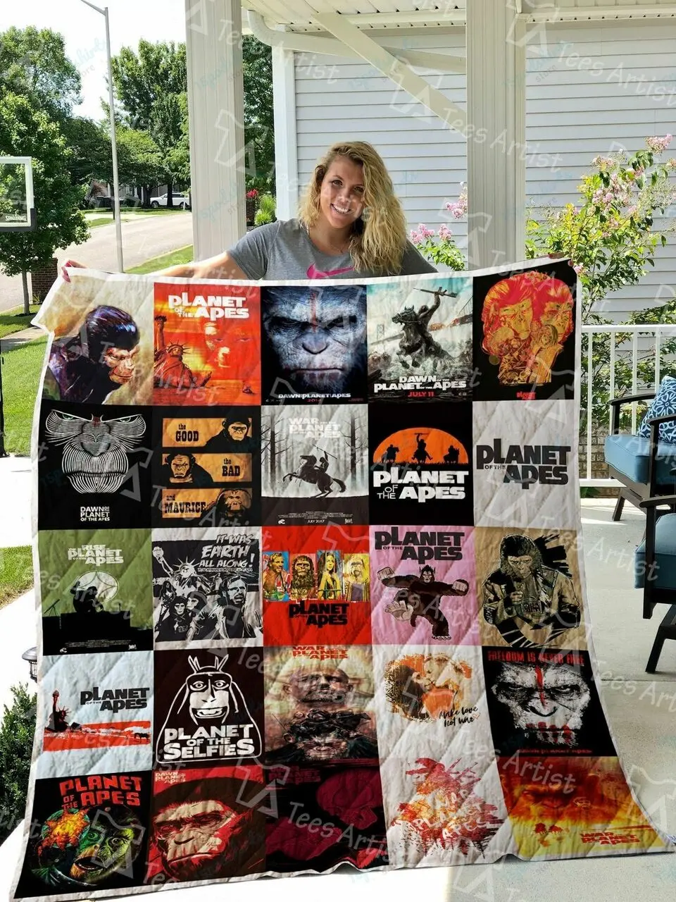 Planet Of The Apes Quilt Blanket 0419 and Home Decor