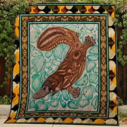 Platypus Quilt V1 and Home Decor
