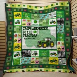 Play Hard Word Hard Farm Quilt Blanket  Quilt and Home Decor