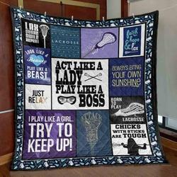 Play Like A Boss Quilt Blanket Vh09  Quilt and Home Decor