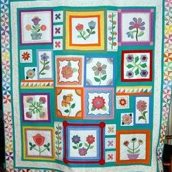 Playful Garden Quilt Tdhtf and Home Decor