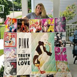 P!Nk Quilt Blanket 01173 and Home Decor