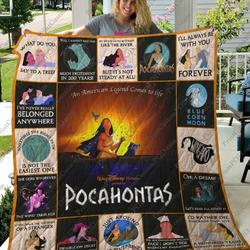 Pocahontas Quilt Blanket  Limited Quilt Blanket and Home Decor