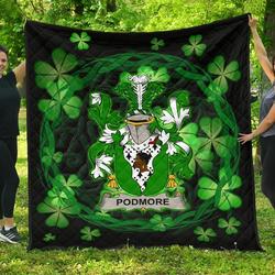 Podmore Ireland Irish Celtic Shamrock Knot Circle JFJ11442 3D Customized Quilt 2707 and Home Decor