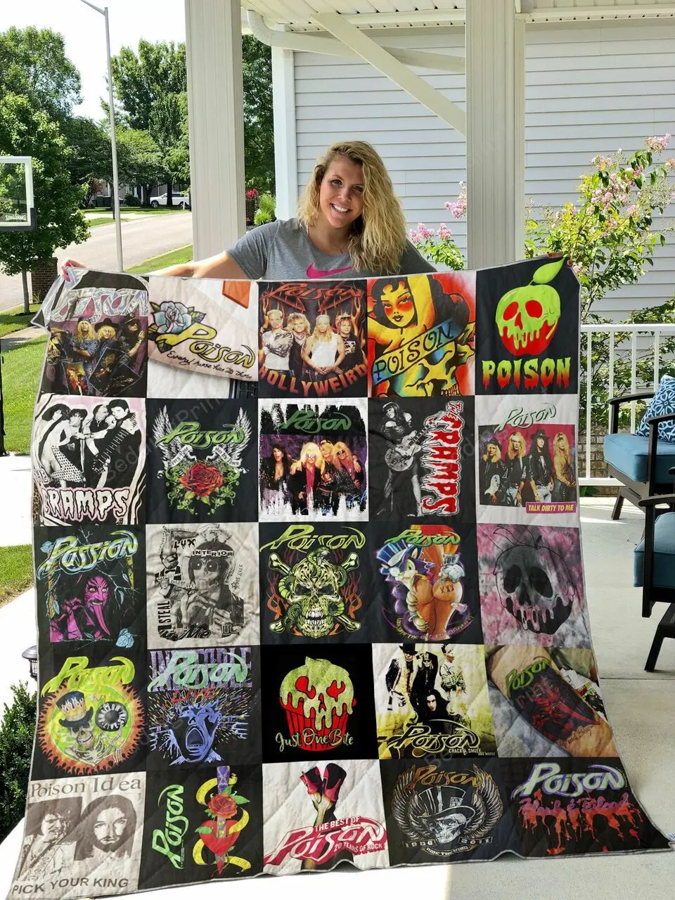 Poison Style 3 Quilt Blanket and Home Decor
