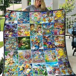 Pokemon Blanket Th1607 Quilt and Home Decor