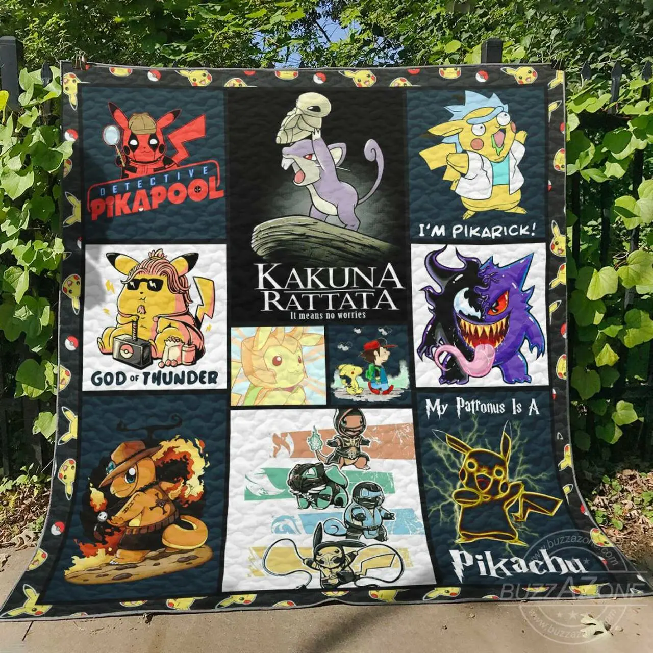 Pokemon Cosplaying Collection Bt Quilt and Home Decor
