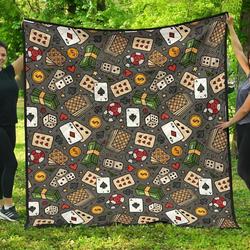 Poker Casino Quilt Tdhdy and Home Decor