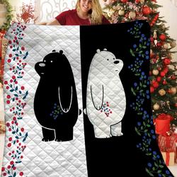 Polar Bear JFJ11448 3D Customized Quilt 2707 and Home Decor