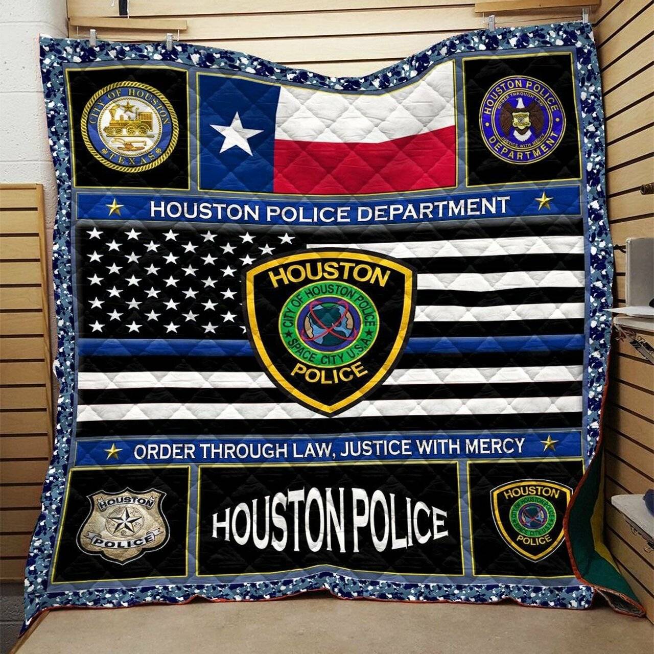 Police Quilt Blanket Dhc0910631Vt and Home Decor