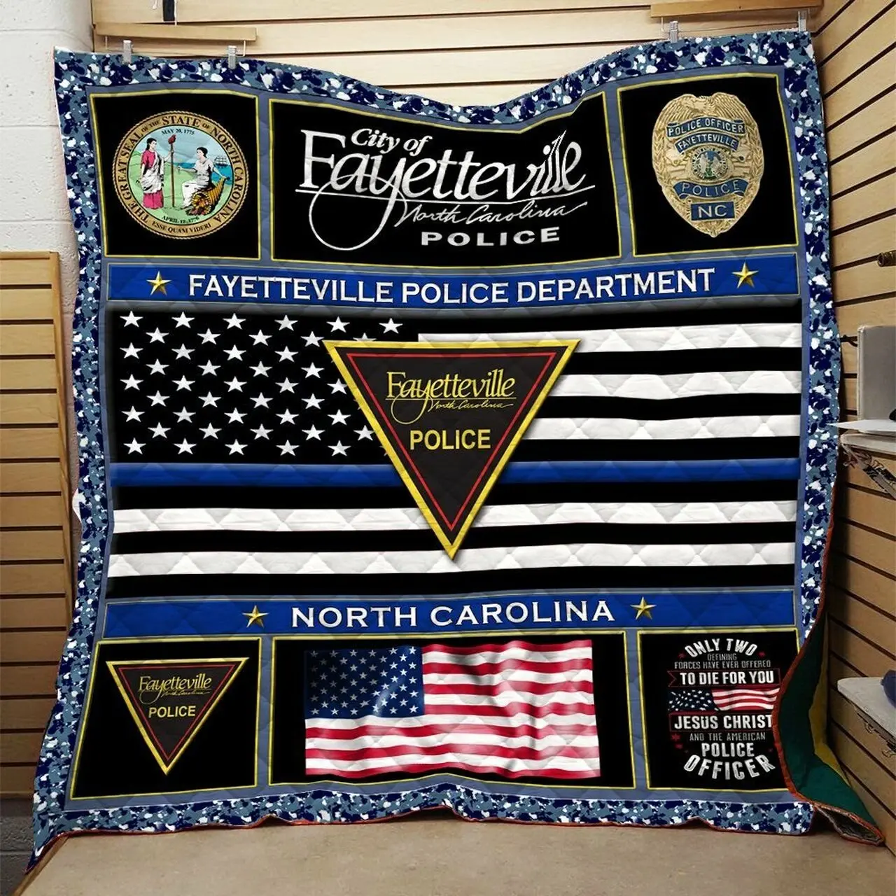 Police Quilt Blanket Dhc0910640Vt and Home Decor