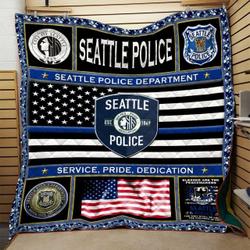 Police Quilt Blanket Dhc0910660Vt and Home Decor