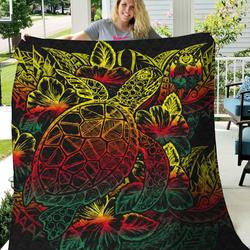 Polynesian Tonga Reggae Color Quilt All Over Printed and Home Decor
