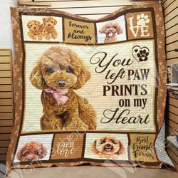 Poodle Dog Quilt Blanket Dhc0602870Td and Home Decor