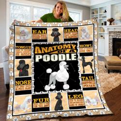 Poodle Quilt Blanket Bbb120229Dt and Home Decor