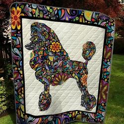 Poodle Td10111289 Quilt Blanket and Home Decor