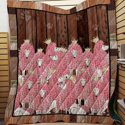 Poodles Vintage Quilt Hru and Home Decor