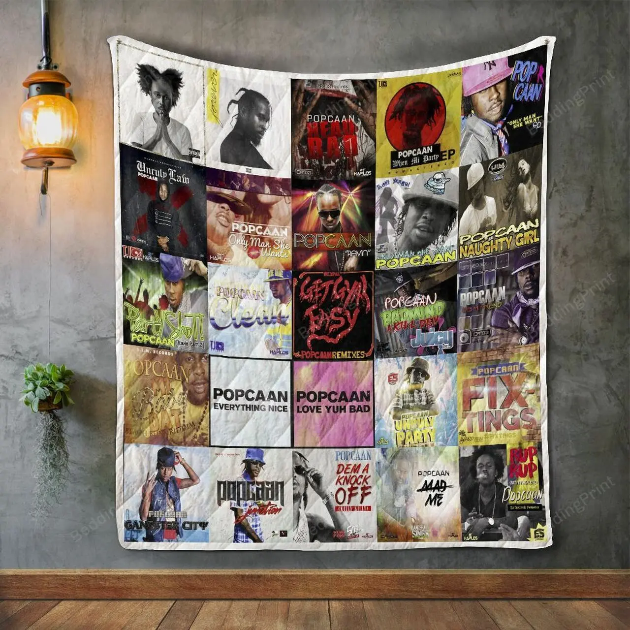 Popcaan Album Covers Quilt Blanket and Home Decor