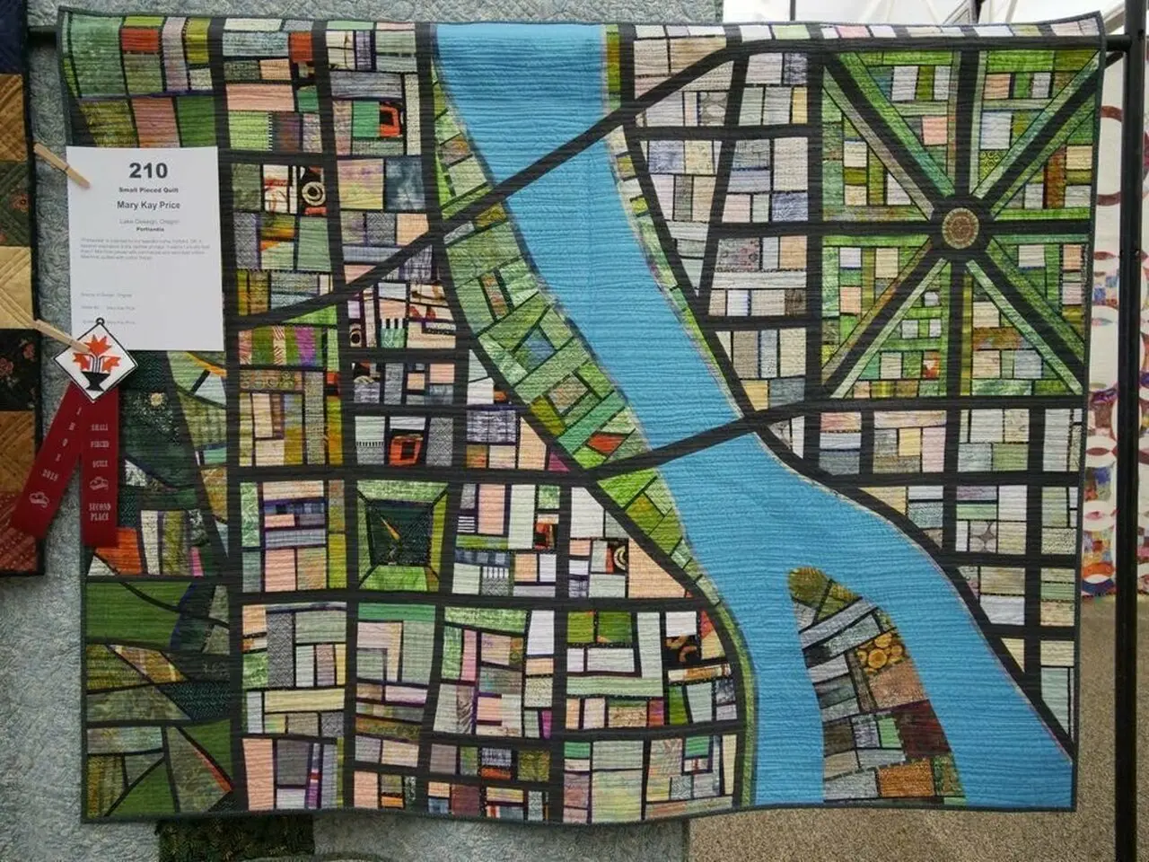 Portlandia Water Body Quilt Tdhbg and Home Decor
