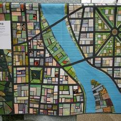 Portlandia Water Body Quilt Tdhbg and Home Decor