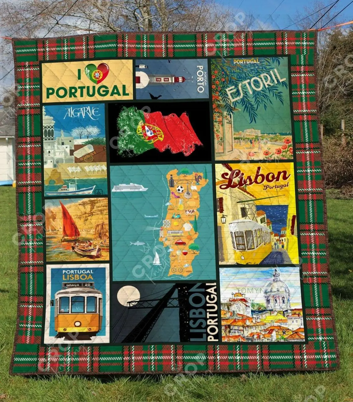 Portugal 3 Quilt Blanket Th1307 and Home Decor
