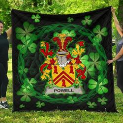 Powell Ireland Irish Celtic Shamrock Knot Circle JFJ11505 3D Customized Quilt 2707 and Home Decor