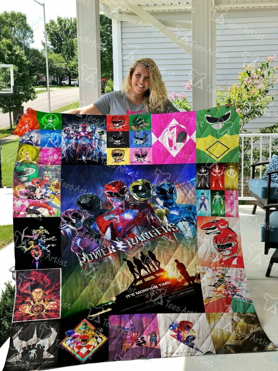 Power Ranger Quilt Blanket 0632 and Home Decor