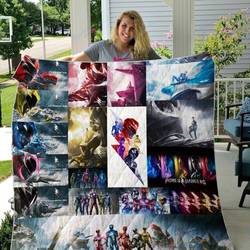 Power Rangers Quilt Blanket and Home Decor