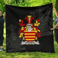 Poyntz Ireland Irish Family Crest JFJ11510 3D Customized Quilt 2707 and Home Decor