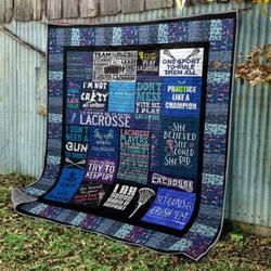 Practice Like A Champion Quilt Blanket No96  Quilt and Home Decor