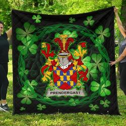 Prendergast Ireland Irish Celtic Shamrock Knot Circle JFJ11522 3D Customized Quilt 2707 and Home Decor