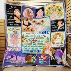 Pretty Chubby Girl Quilt Blanket and Home Decor