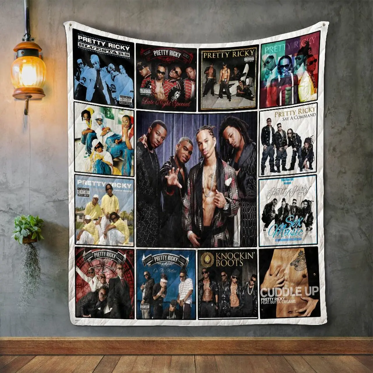 Pretty Ricky Album Covers Quilt Blanket and Home Decor