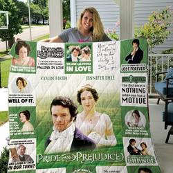 Pride And Prejudice Quilt Blanket For Fans Ver 17 and Home Decor