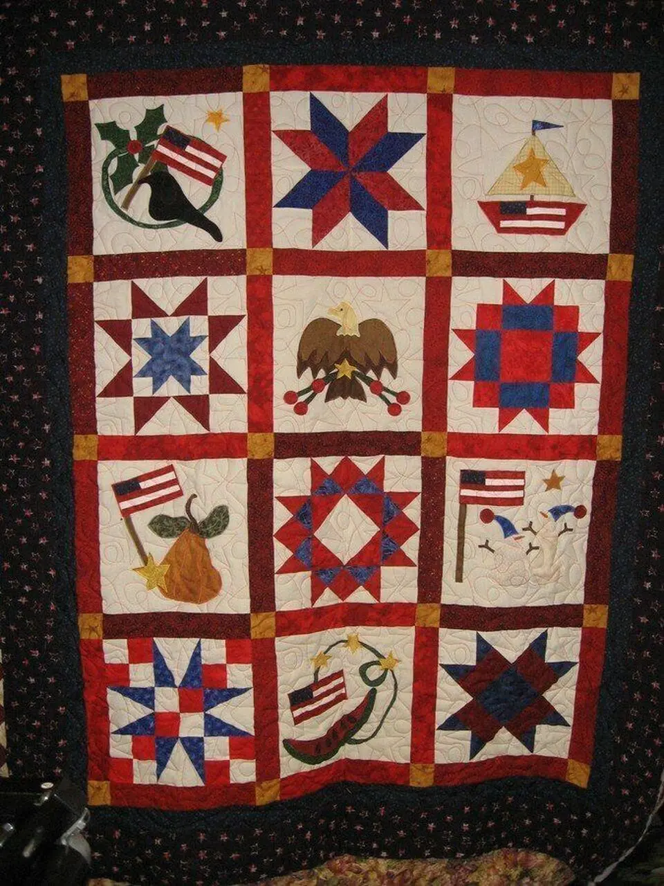 Pride Of The Usa Quilt Tdhjd and Home Decor
