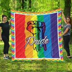 Pride Rainbow BH22 NTTH011298 3D Customized Quilt and Home Decor