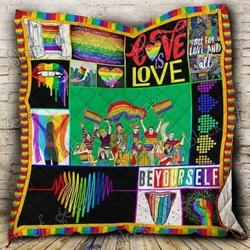 Pride Rainbow Hur Quilt lm and Home Decor