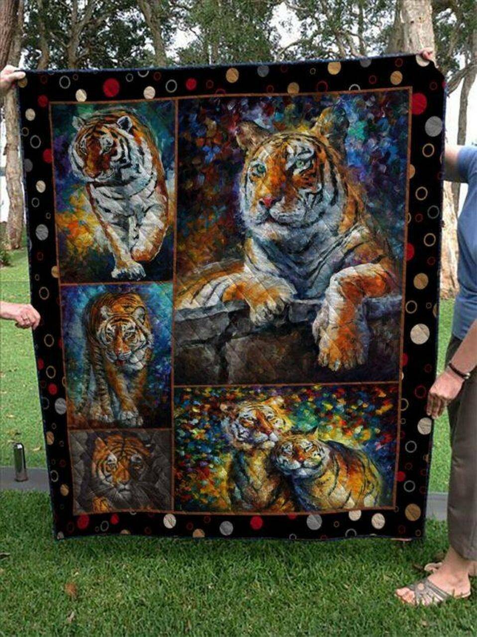 Pride Tiger Quilt Blanket Quilt and Home Decor