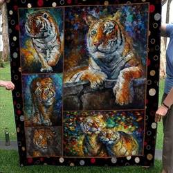 Pride Tiger Quilt Blanket  Quilt and Home Decor