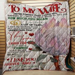 Protea Flower To My Wife Quilt Tdhad and Home Decor