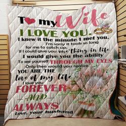 Protea Flower To My Wife Quilt Tdhdv and Home Decor