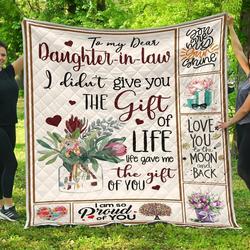 Protea Mom To Daughter In Law Family Quilt Tdhef and Home Decor