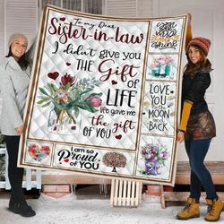 Protea To My Dear Sister In Law Quilt Tdhwl and Home Decor