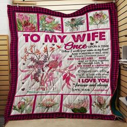 Protea To My Wife Quilt Tdhav and Home Decor