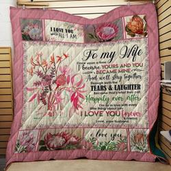 Protea To My Wife Quilt Tdhjy and Home Decor