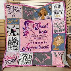 Proud Hairstylist JFJ11548 3D Customized Quilt 2707 and Home Decor