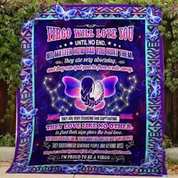 Proud To Be A Virgo Blanket Kc1807 Quilt and Home Decor