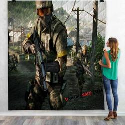 Ps3 Game Battlefield Bad Company 2 V 3D Customized Personalized Quilt Blanket and Home Decor